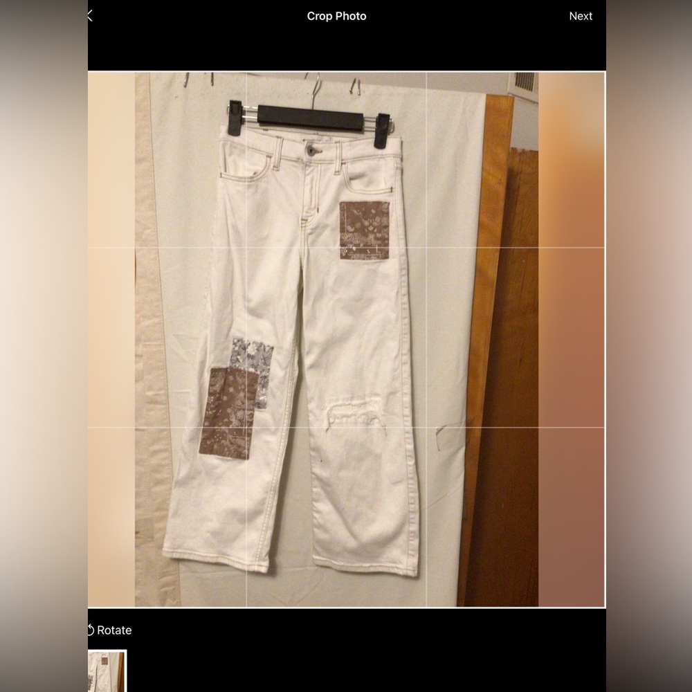 ABERCROMBIE KIDS HIGH RISE WIDE LEG sz 11/12